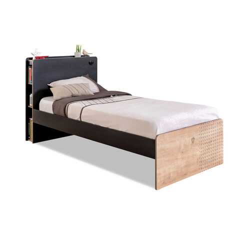 Кровать Cilek Black 100х200 см, бежевый/черный в Орматек